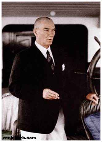 renkli Atatürk fotoğrafları 9