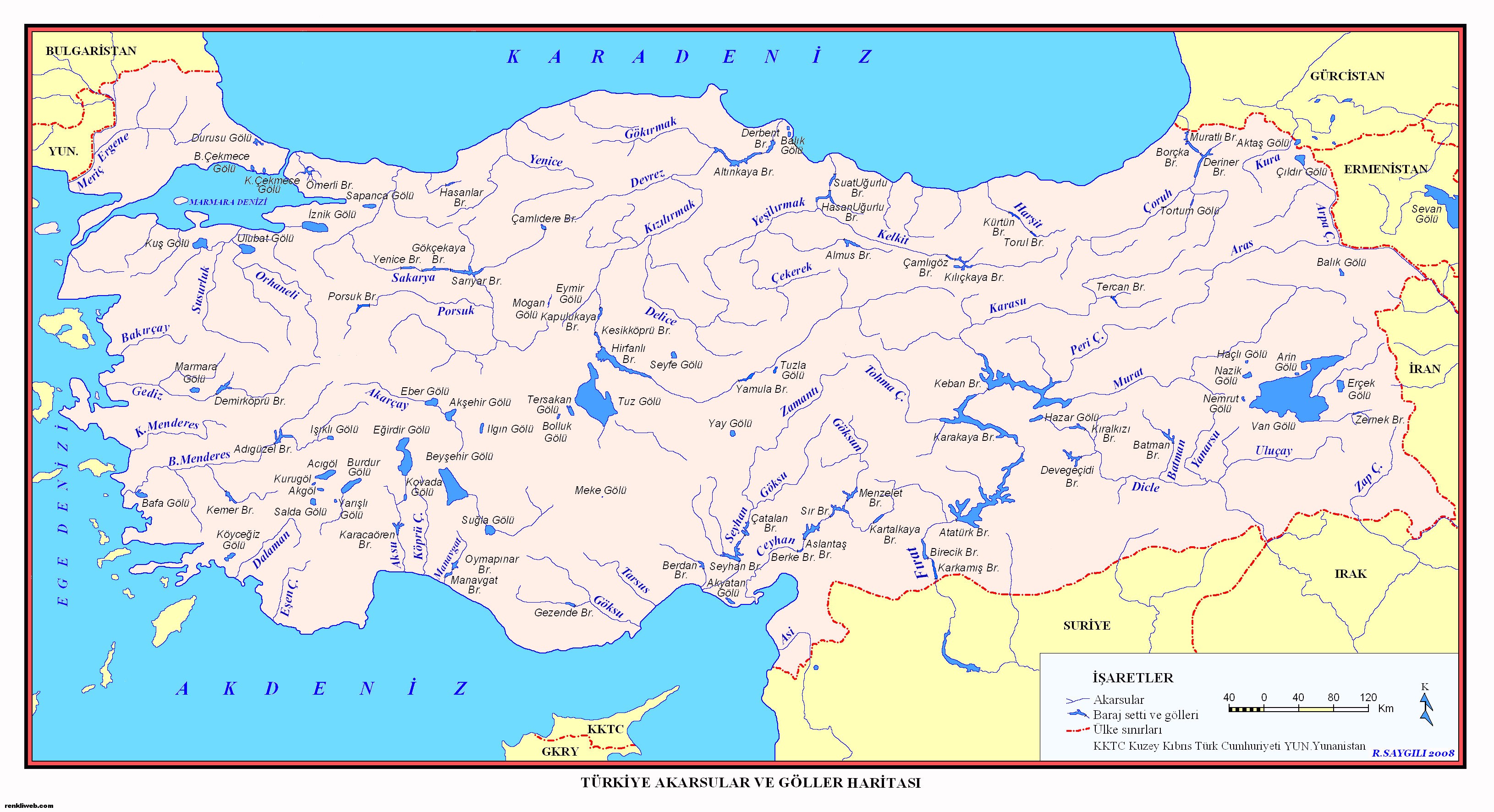 Türkiye'deki Akarsular Nelerdir? Bölgelere Göre Türkiye'nin Akarsuları