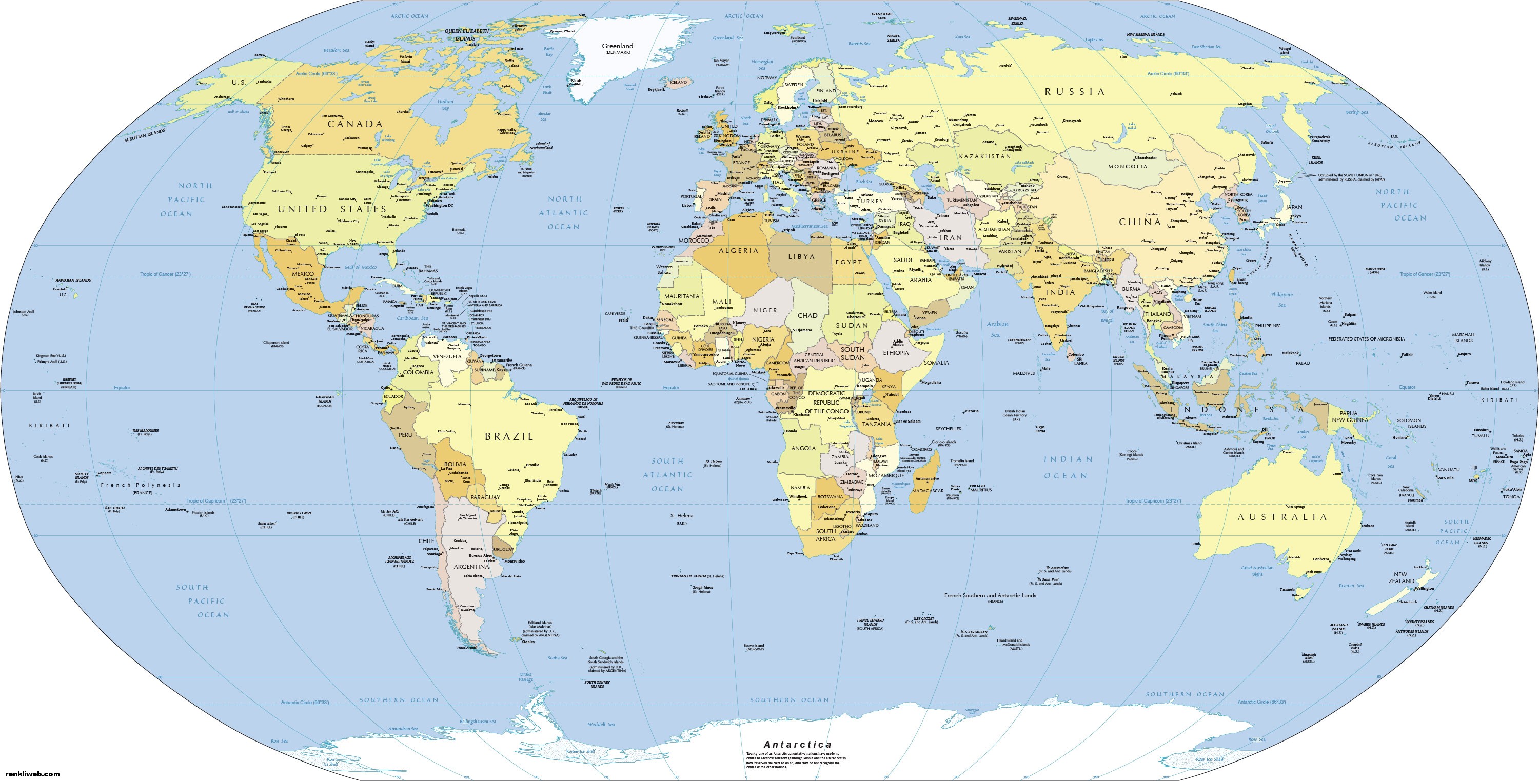 dünya, siyasi, harita
